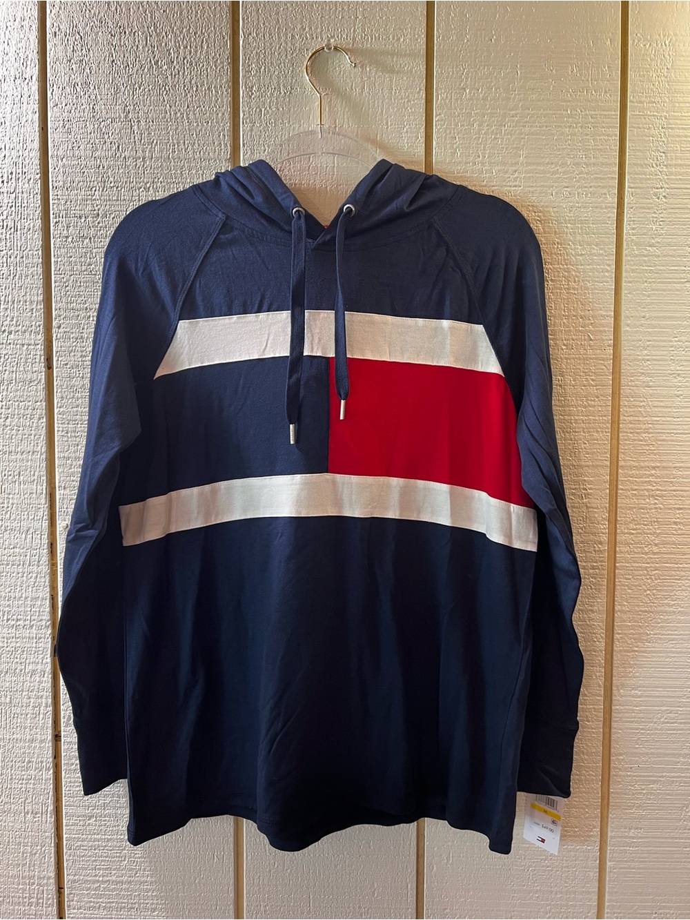 Navy Lightweight Hooded Shirt